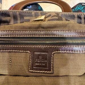 Like new Fendi Zucca handbag